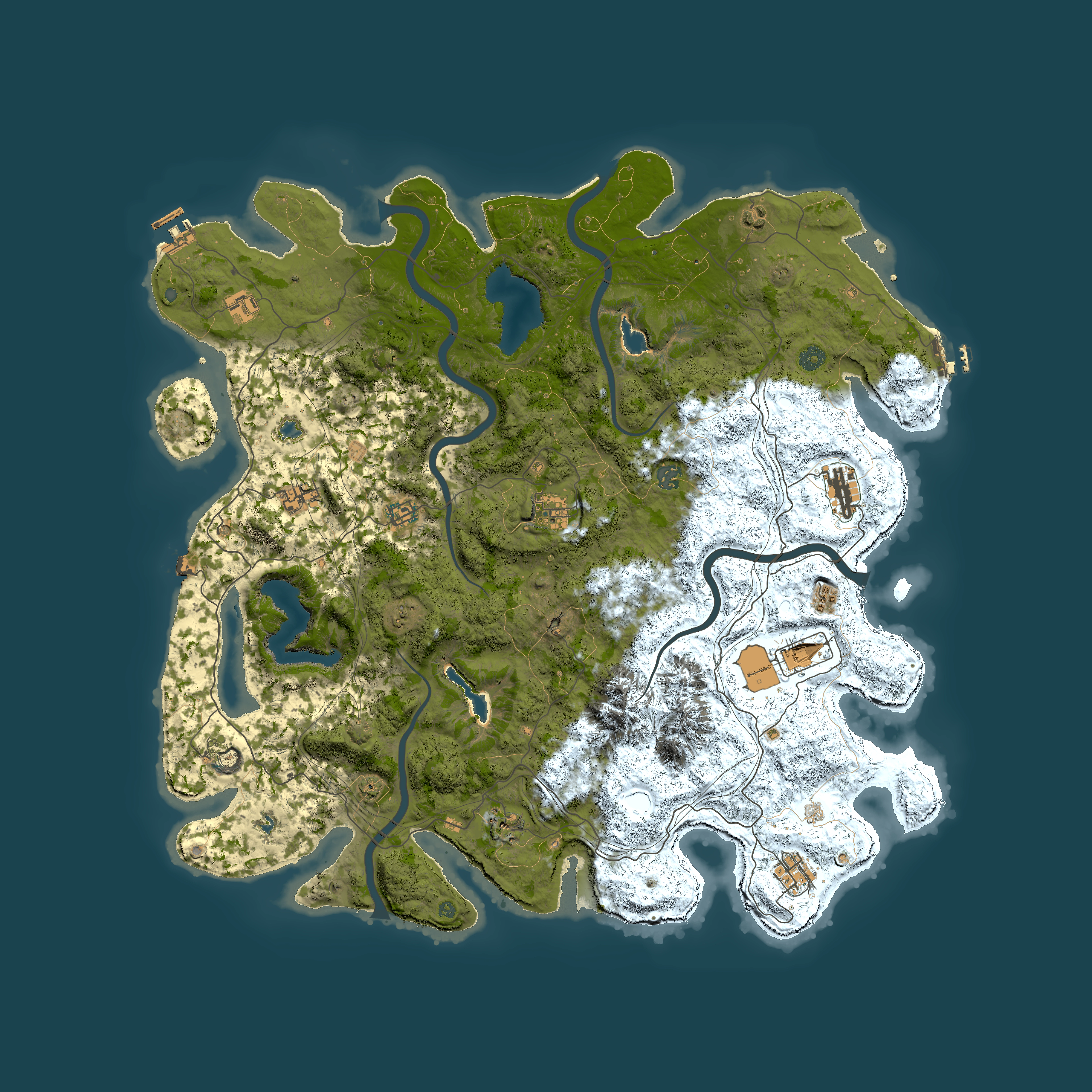 Full top-down render of Rust map seed 780118341, 5050x5050m