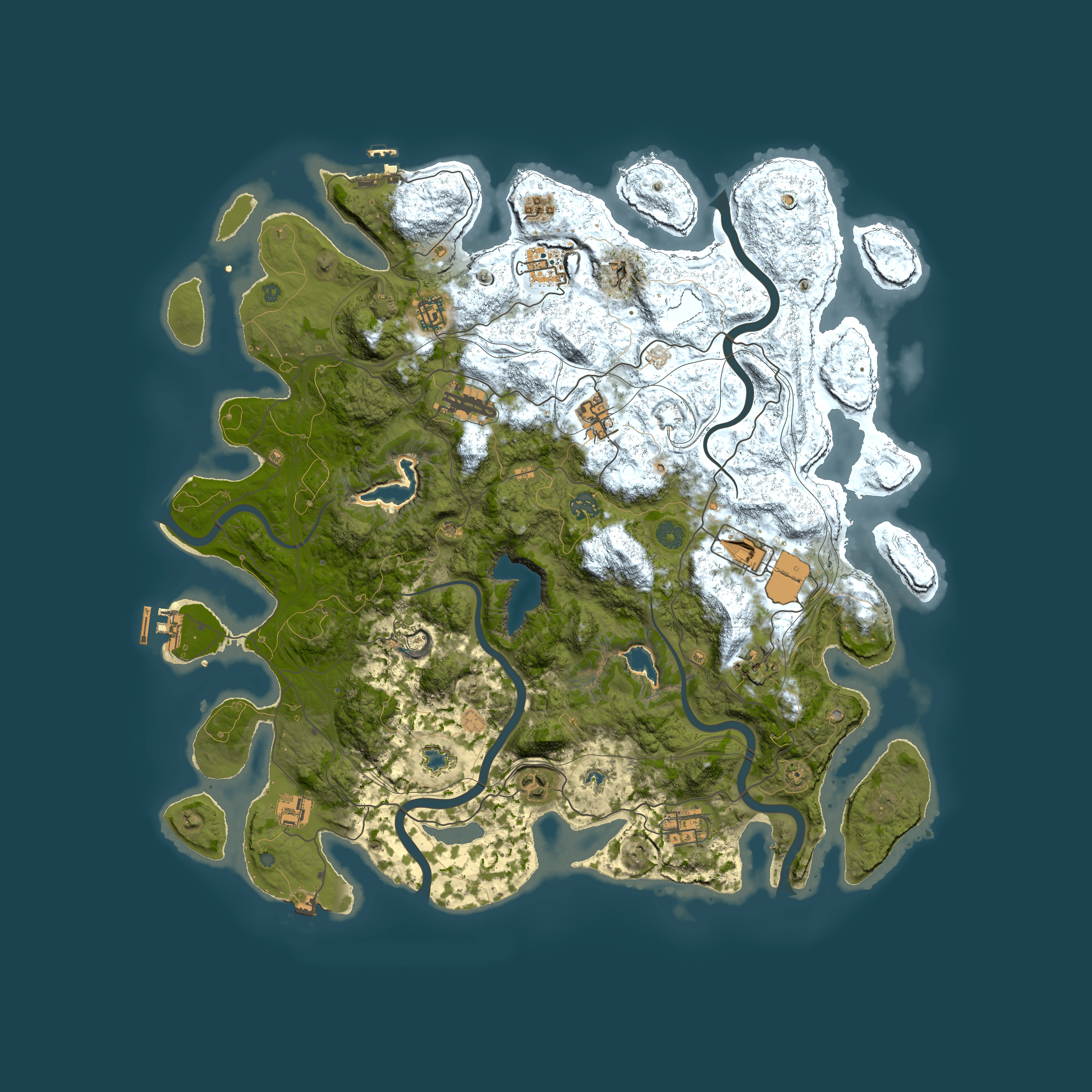 Full top-down render of Rust map seed 1479249723, 4550x4550m