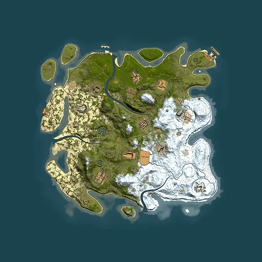 Rust map seed 1300773335, 3750x3750m top-down preview
