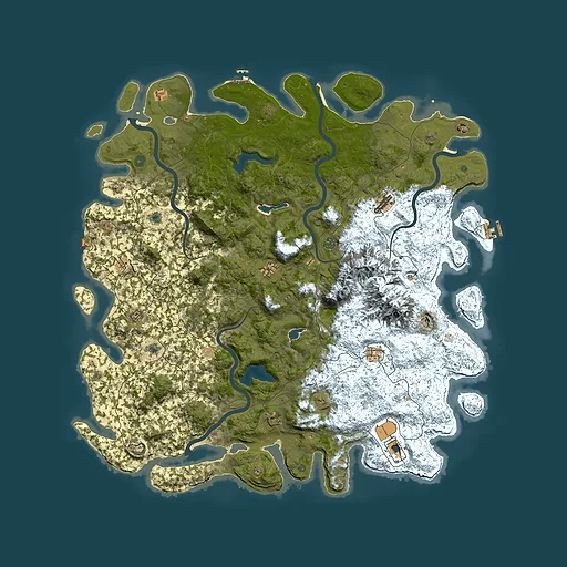 Rust map seed 1791231372, 5850x5850m top-down preview