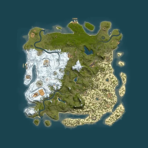 Rust map seed 740694217, 4800x4800m top-down preview