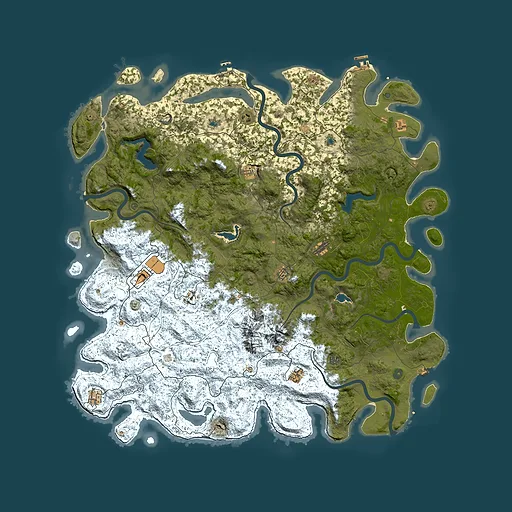 Rust map seed 1125100415, 6000x6000m top-down preview