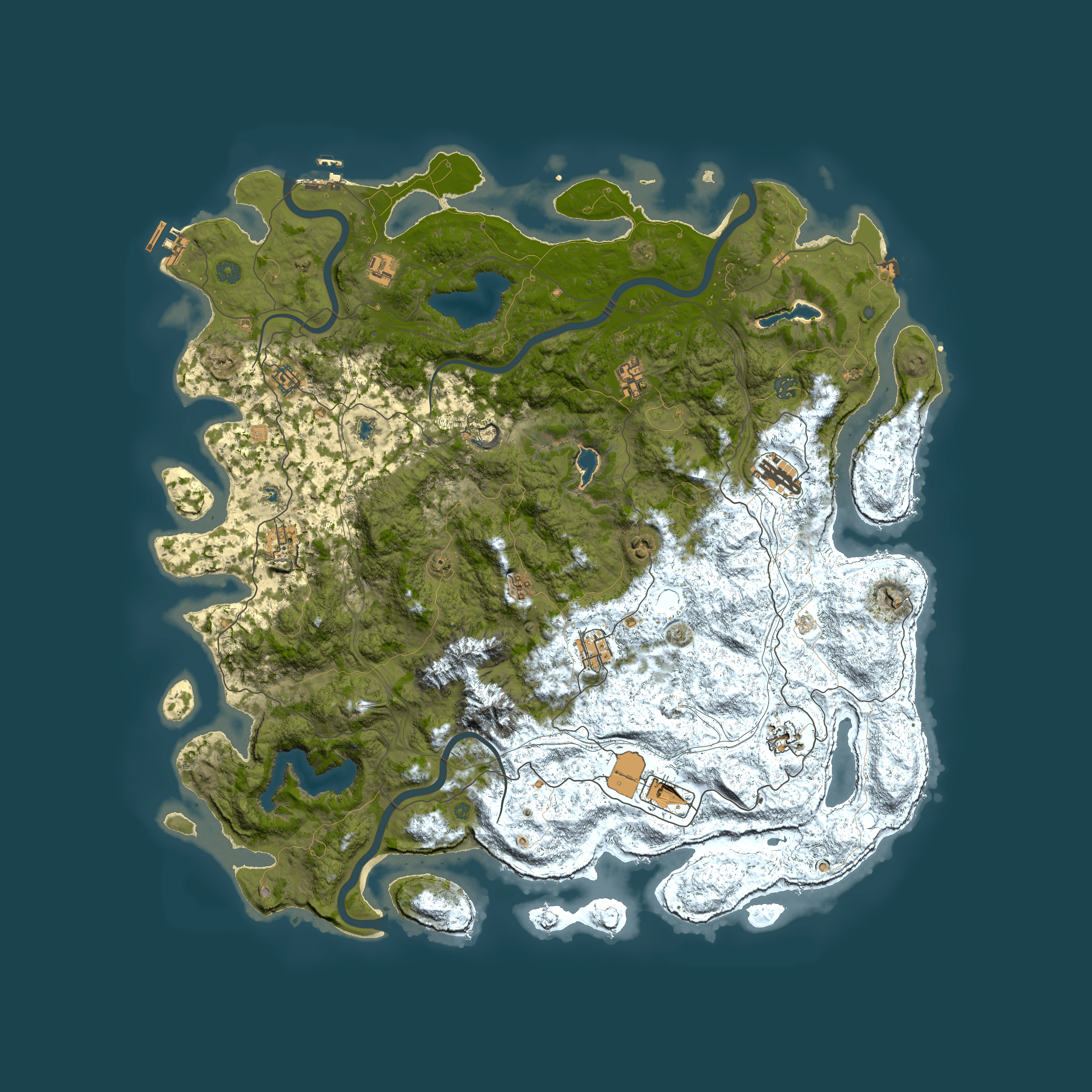Full top-down render of Rust map seed 1565298837, 5300x5300m