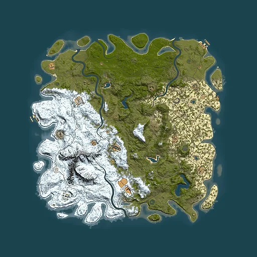 Rust map seed 2123476857, 5800x5800m top-down preview