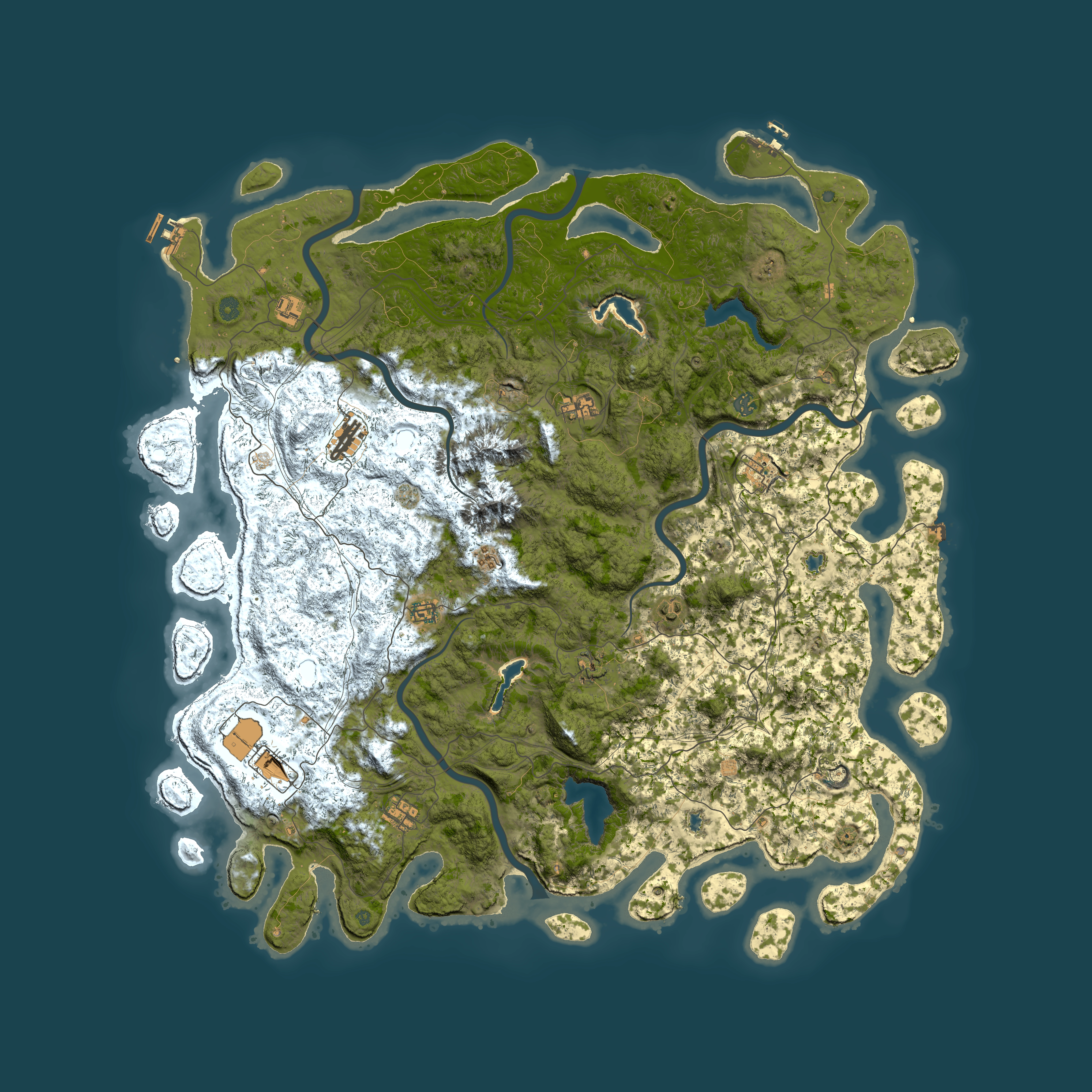 Full top-down render of Rust map seed 501387320, 5750x5750m