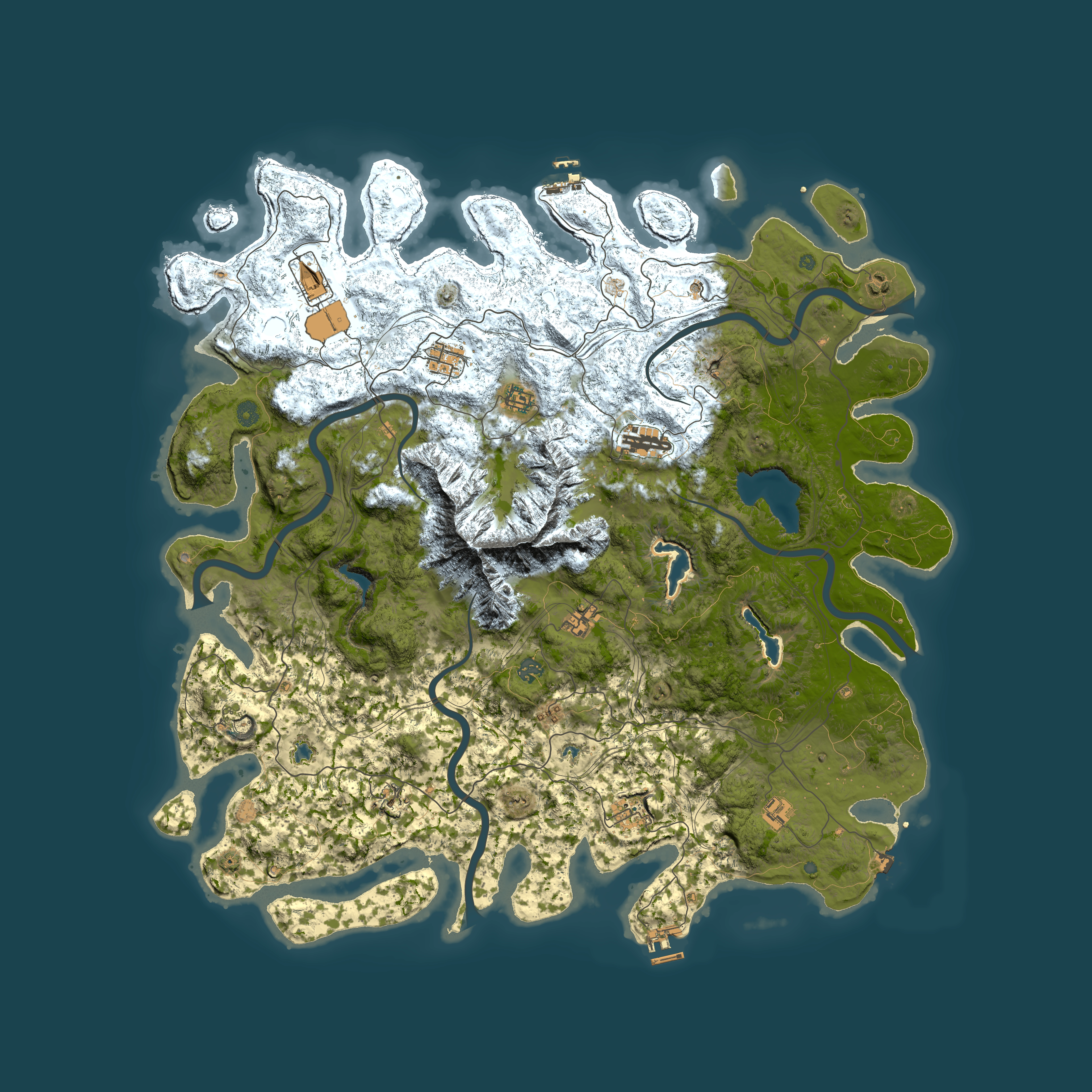 Full top-down render of Rust map seed 766751707, 5300x5300m