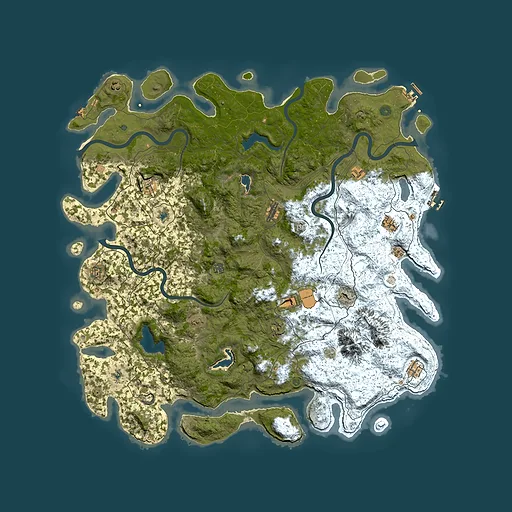 Rust map seed 1897951669, 5600x5600m top-down preview