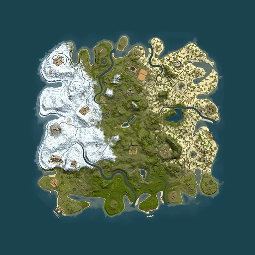 Rust map seed 1456593681, 4700x4700m top-down preview