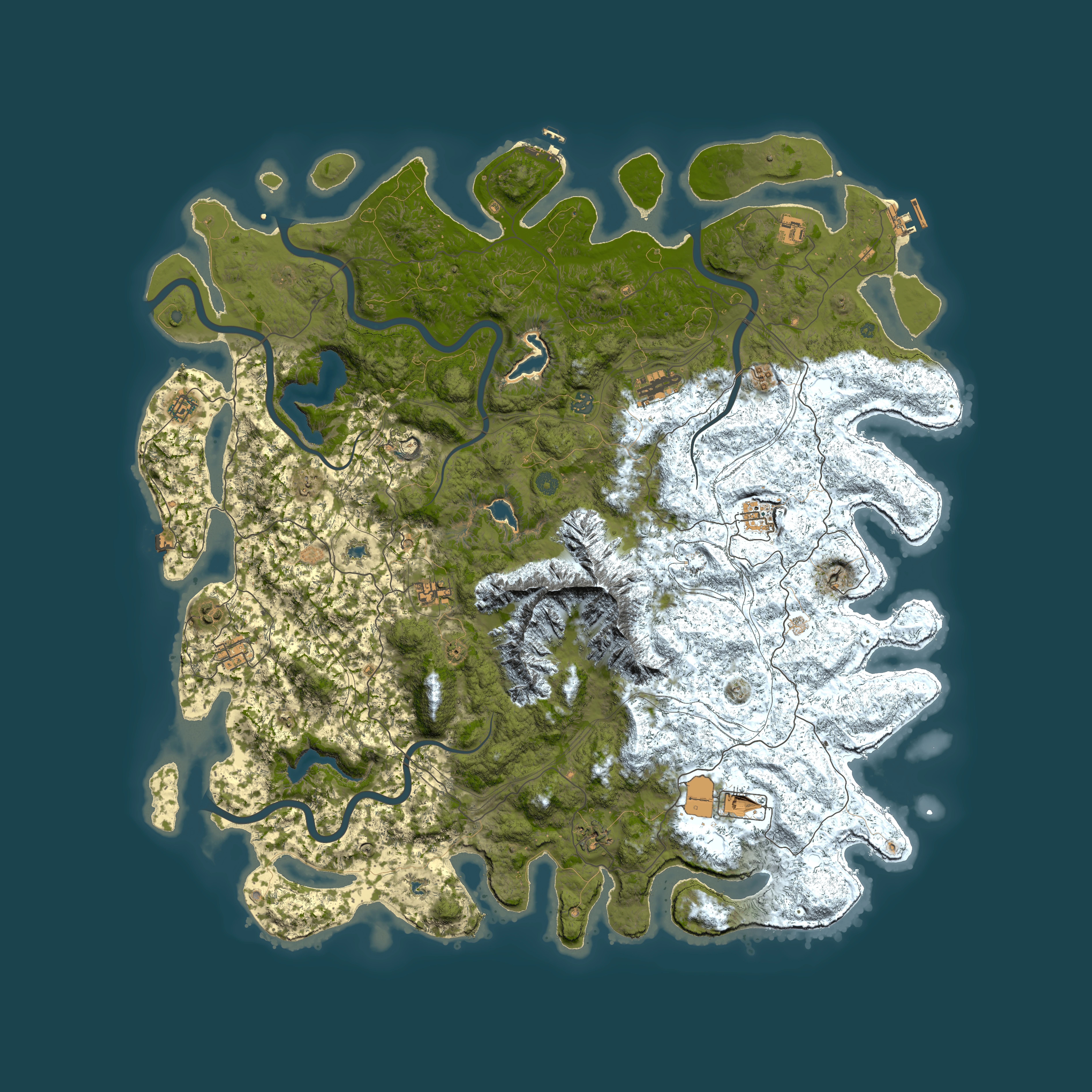 Full top-down render of Rust map seed 2088162979, 5750x5750m