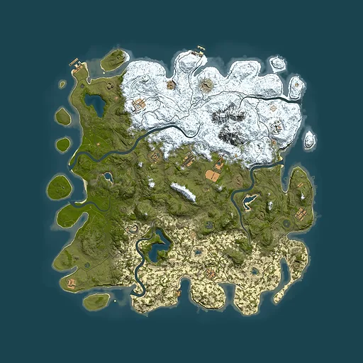 Rust map seed 1849962183, 5550x5550m top-down preview