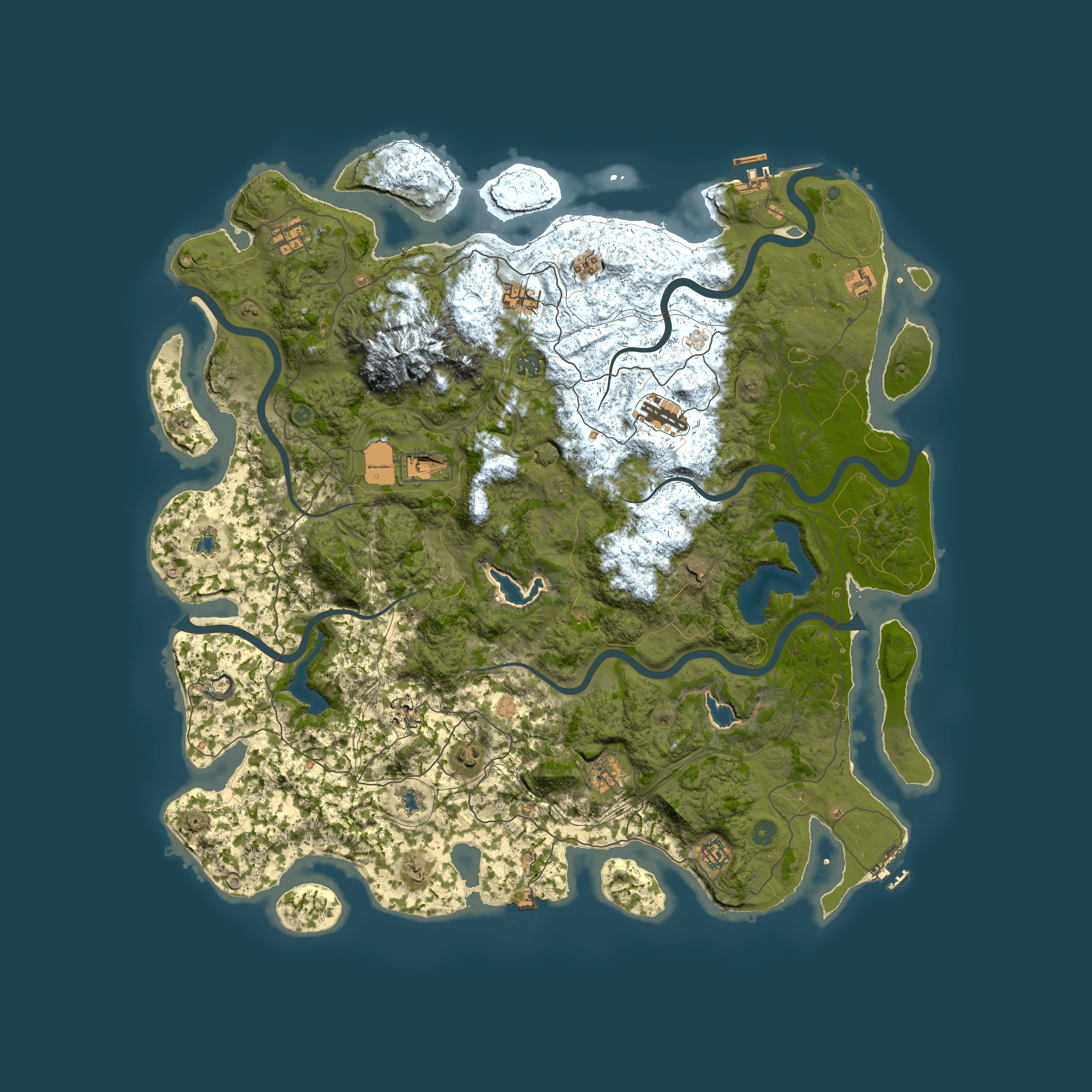 Full top-down render of Rust map seed 1513951075, 5200x5200m