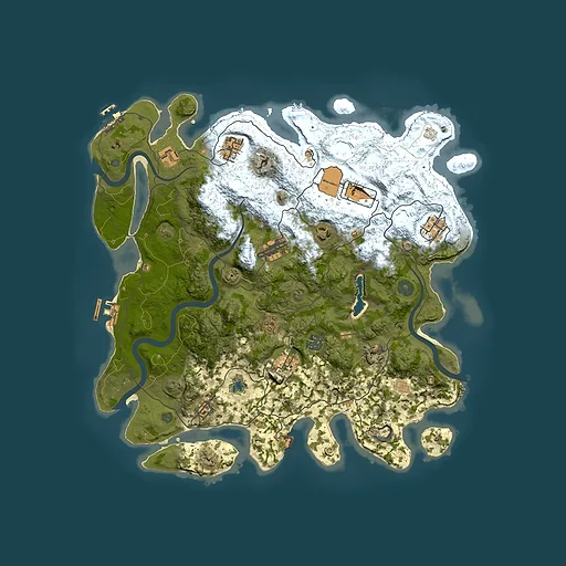Rust map seed 388579559, 4050x4050m top-down preview