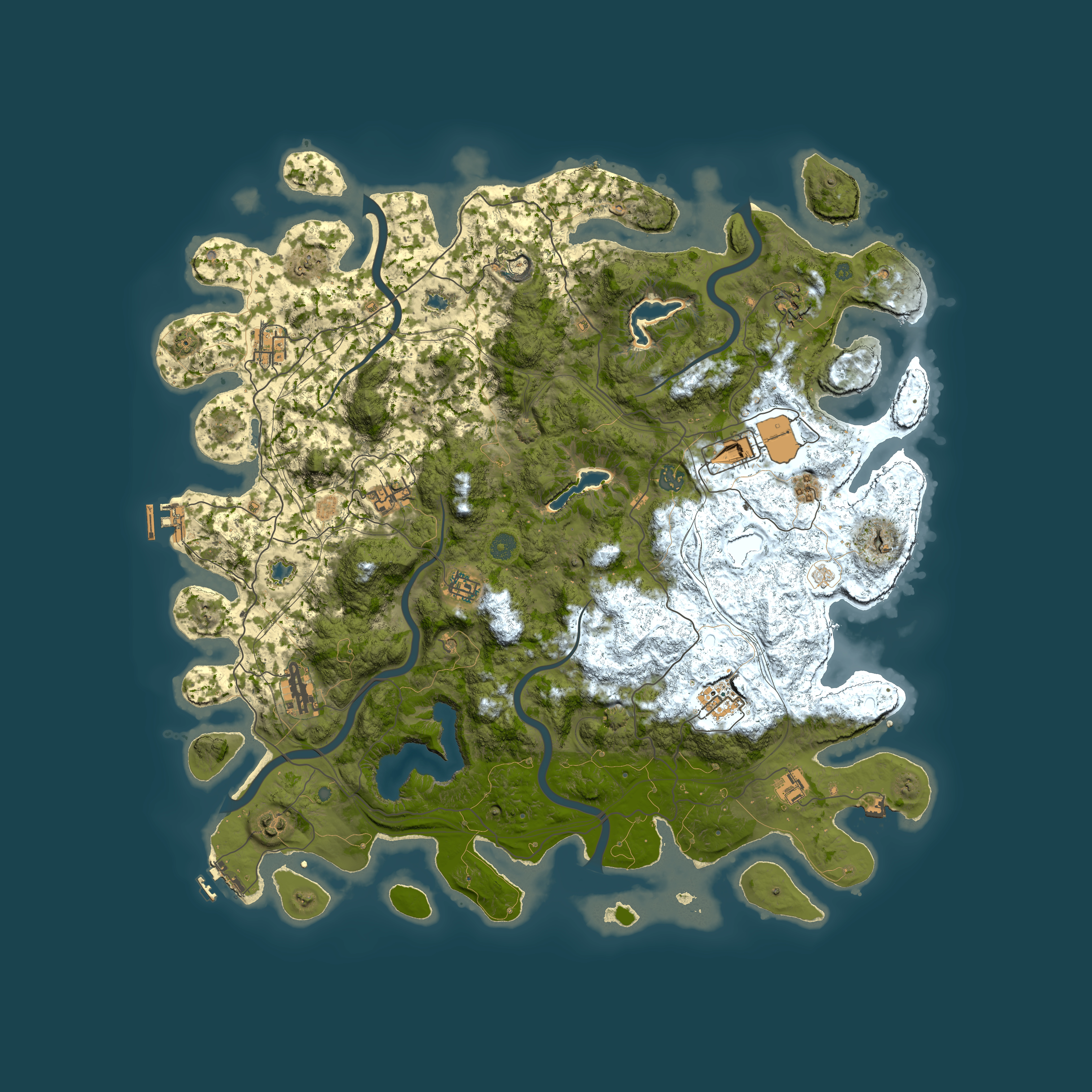 Full top-down render of Rust map seed 804672195, 4900x4900m