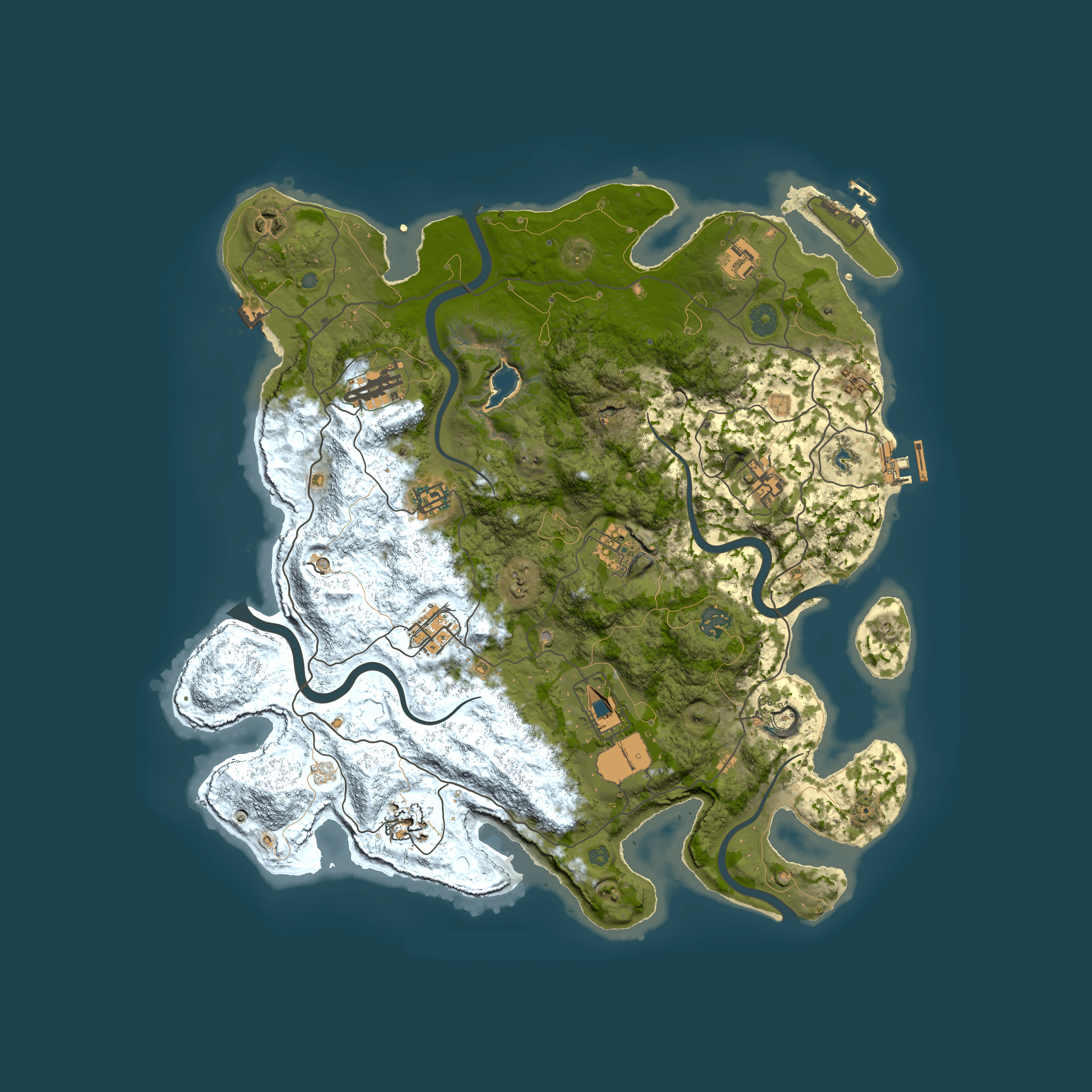 Full top-down render of Rust map seed 1797686059, 4150x4150m