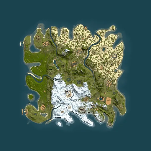 Rust map seed 1531303954, 4100x4100m top-down preview