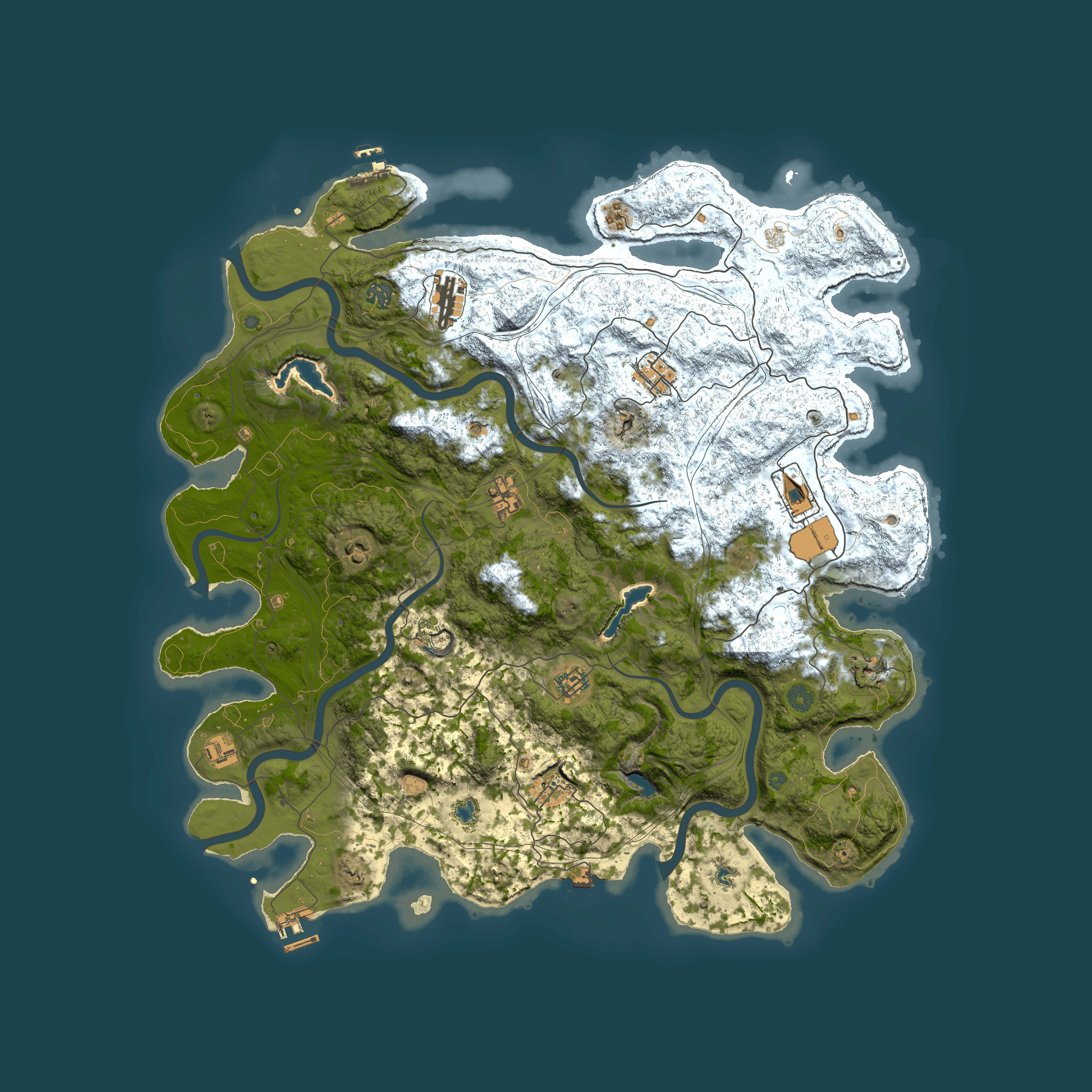 Full top-down render of Rust map seed 1472930905, 4800x4800m