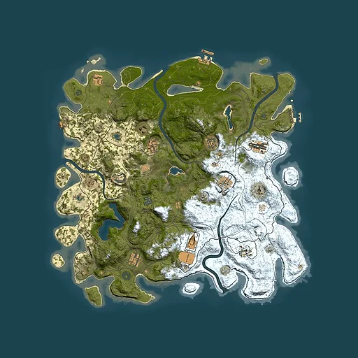 Rust map seed 1559687508, 4600x4600m top-down preview