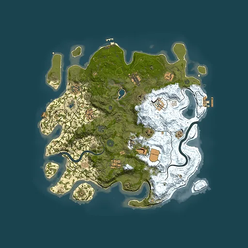 Rust map seed 1604801259, 4000x4000m top-down preview
