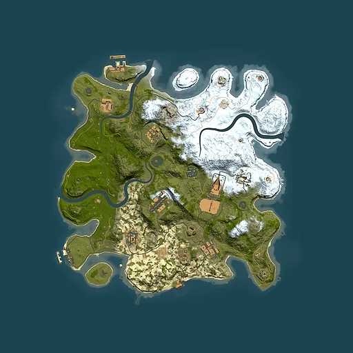 Rust map seed 1738701947, 3550x3550m top-down preview