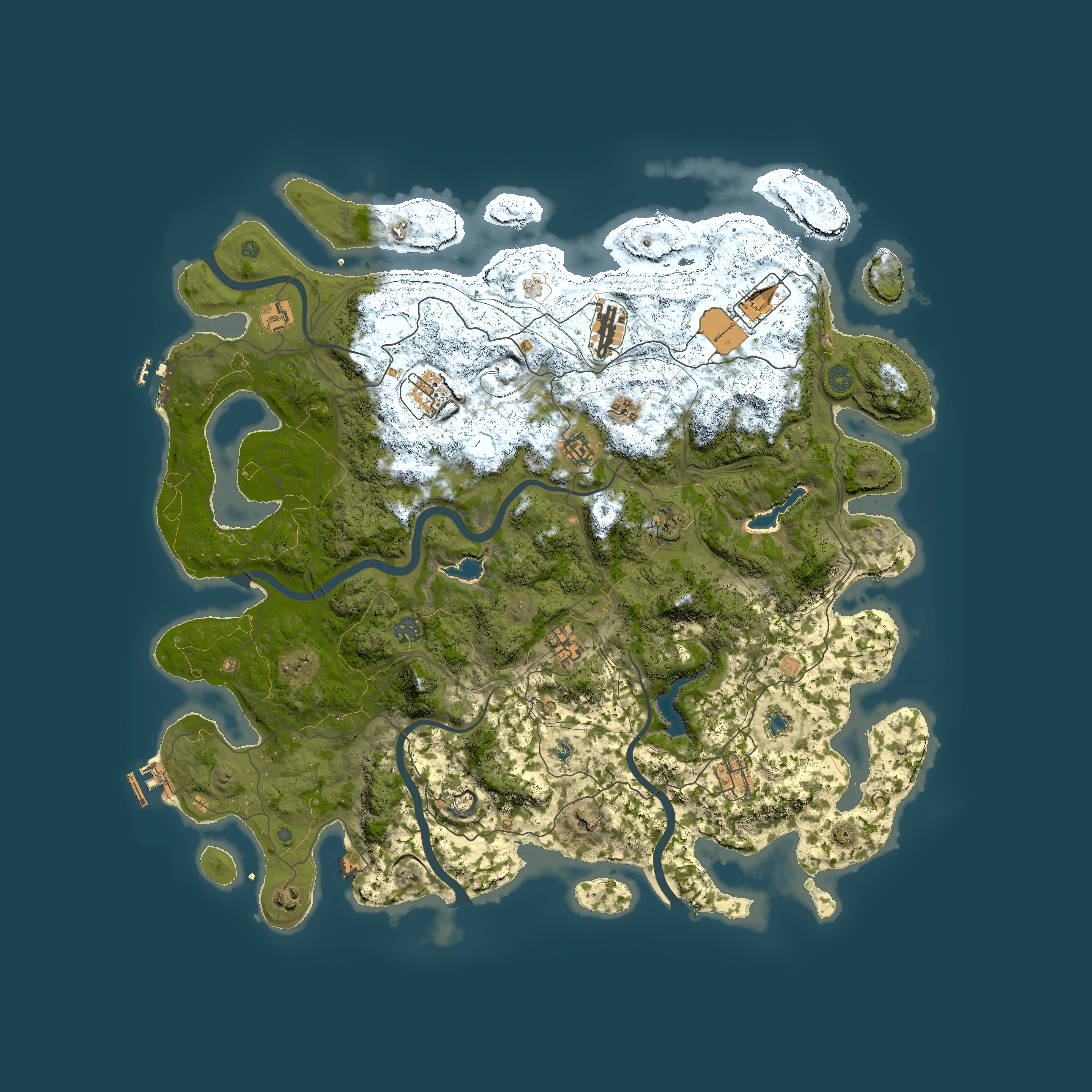 Full top-down render of Rust map seed 532790808, 4850x4850m