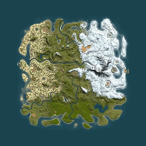Rust map seed 1504493868, 5750x5750m top-down preview