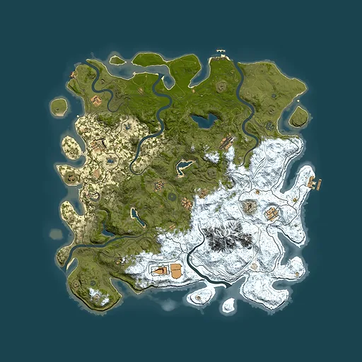 Rust map seed 521097726, 5100x5100m top-down preview