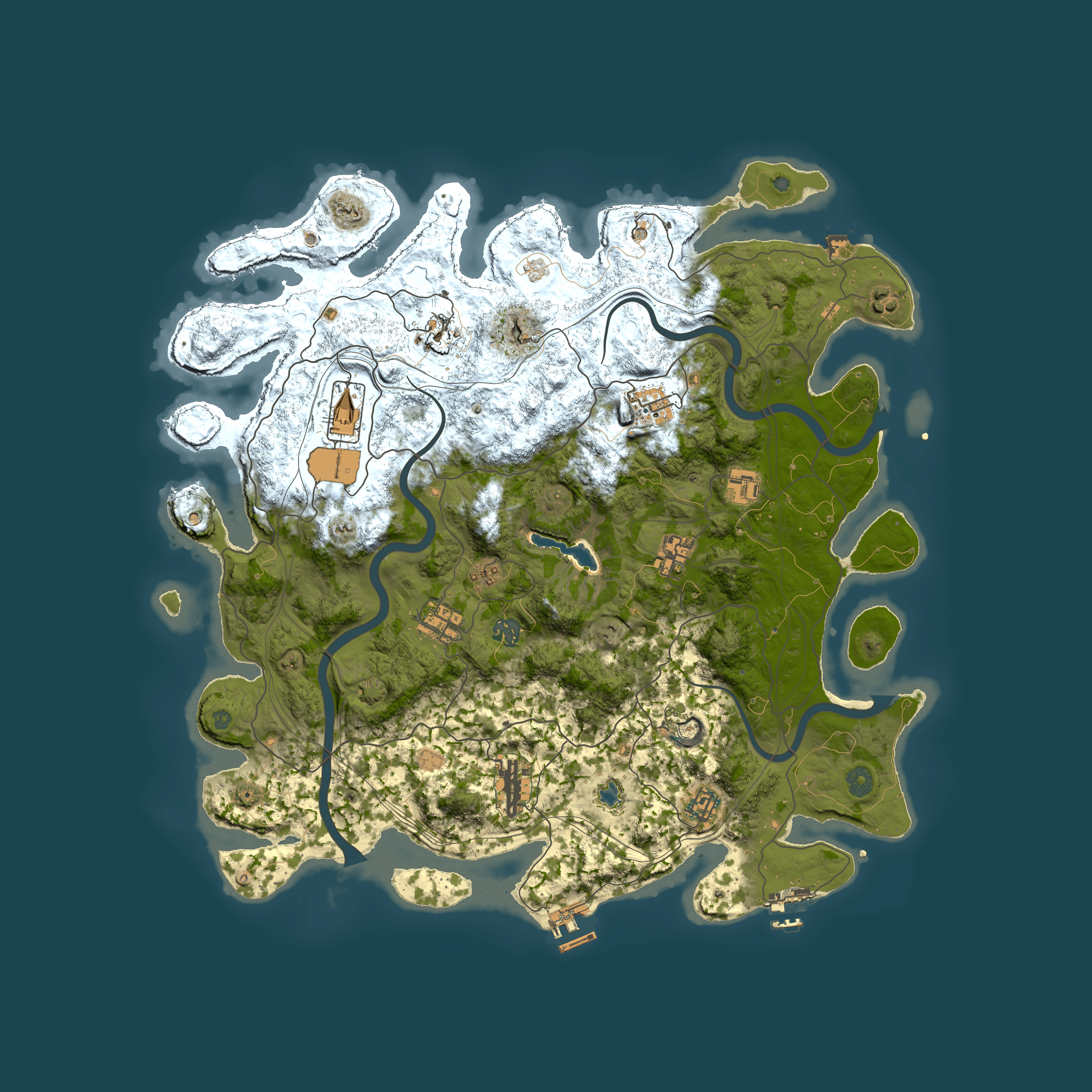 Full top-down render of Rust map seed 751935503, 4450x4450m