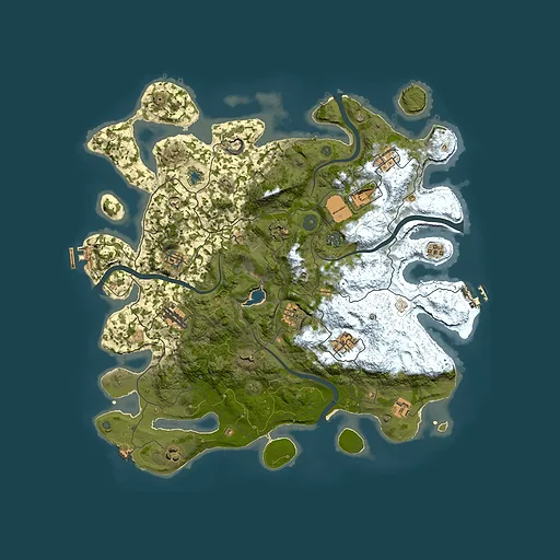 Rust map seed 2092429940, 4150x4150m top-down preview