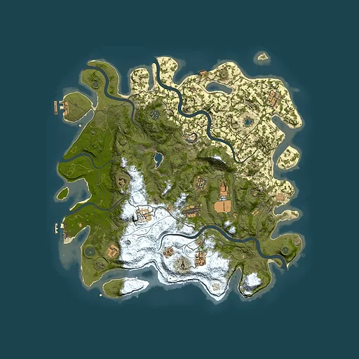 Rust map seed 602393691, 4250x4250m top-down preview