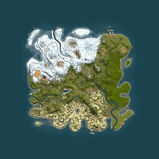 Rust map seed 972754041, 4100x4100m top-down preview