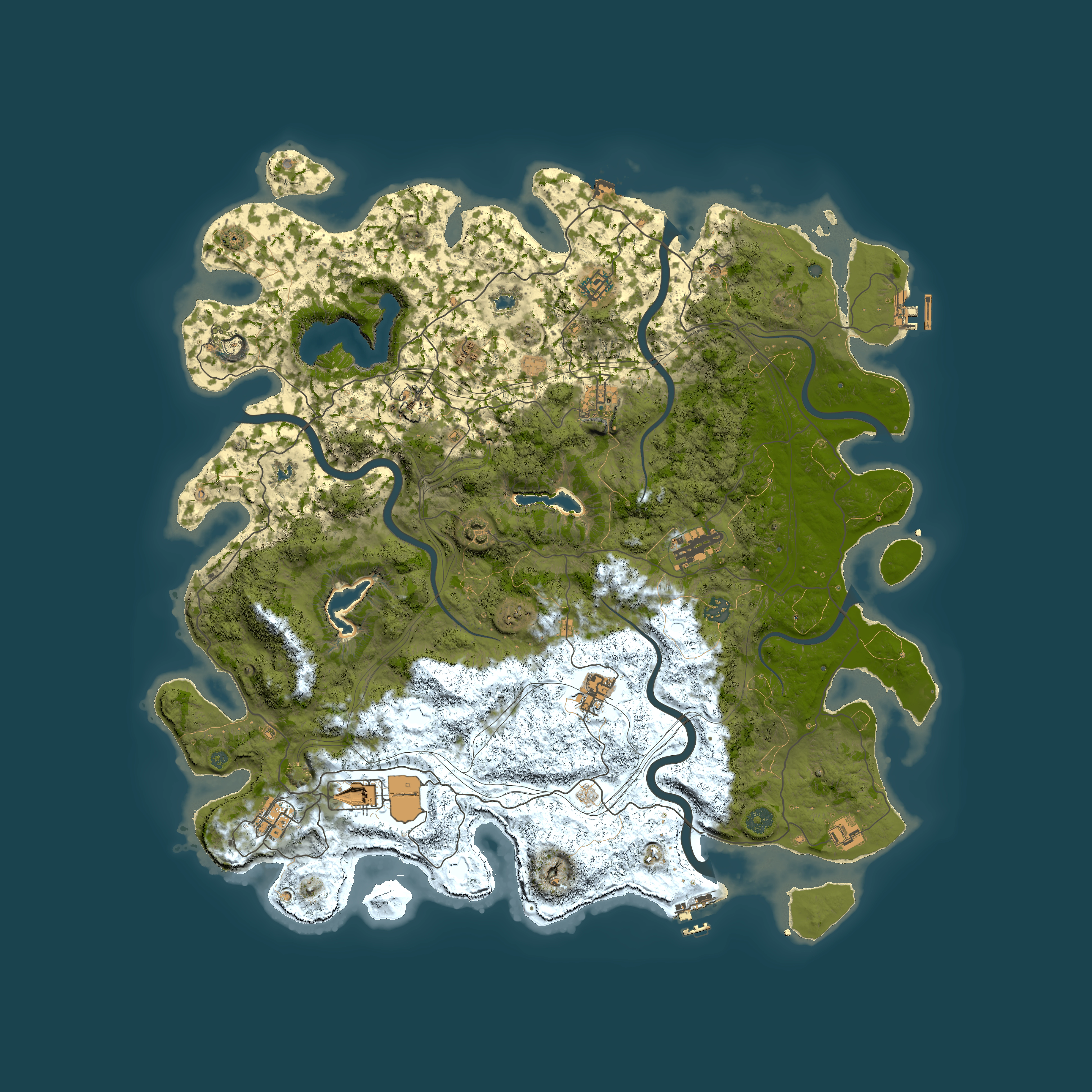 Full top-down render of Rust map seed 2089958752, 4900x4900m