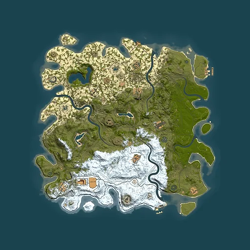 Rust map seed 2089958752, 4900x4900m top-down preview