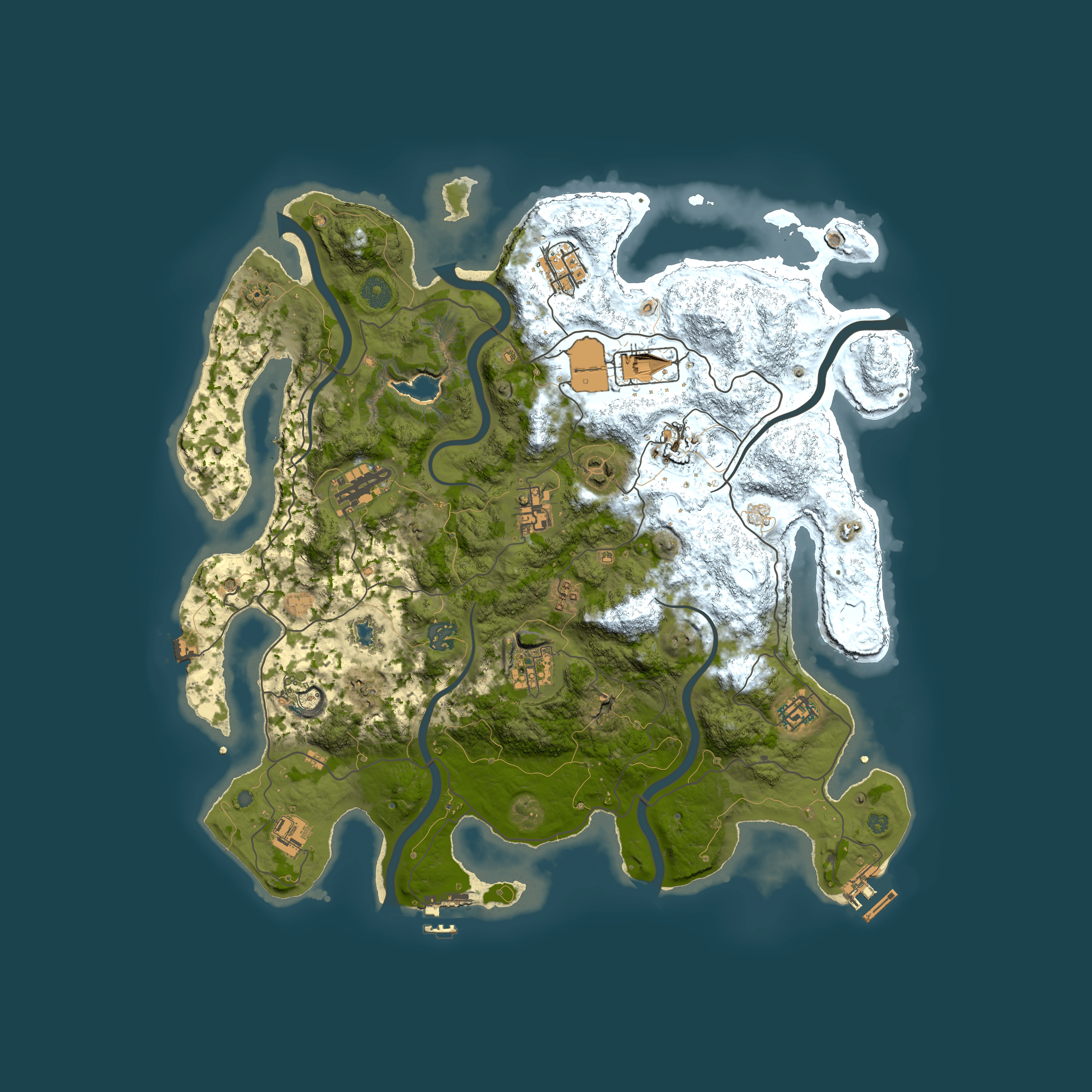 Full top-down render of Rust map seed 689971327, 4100x4100m