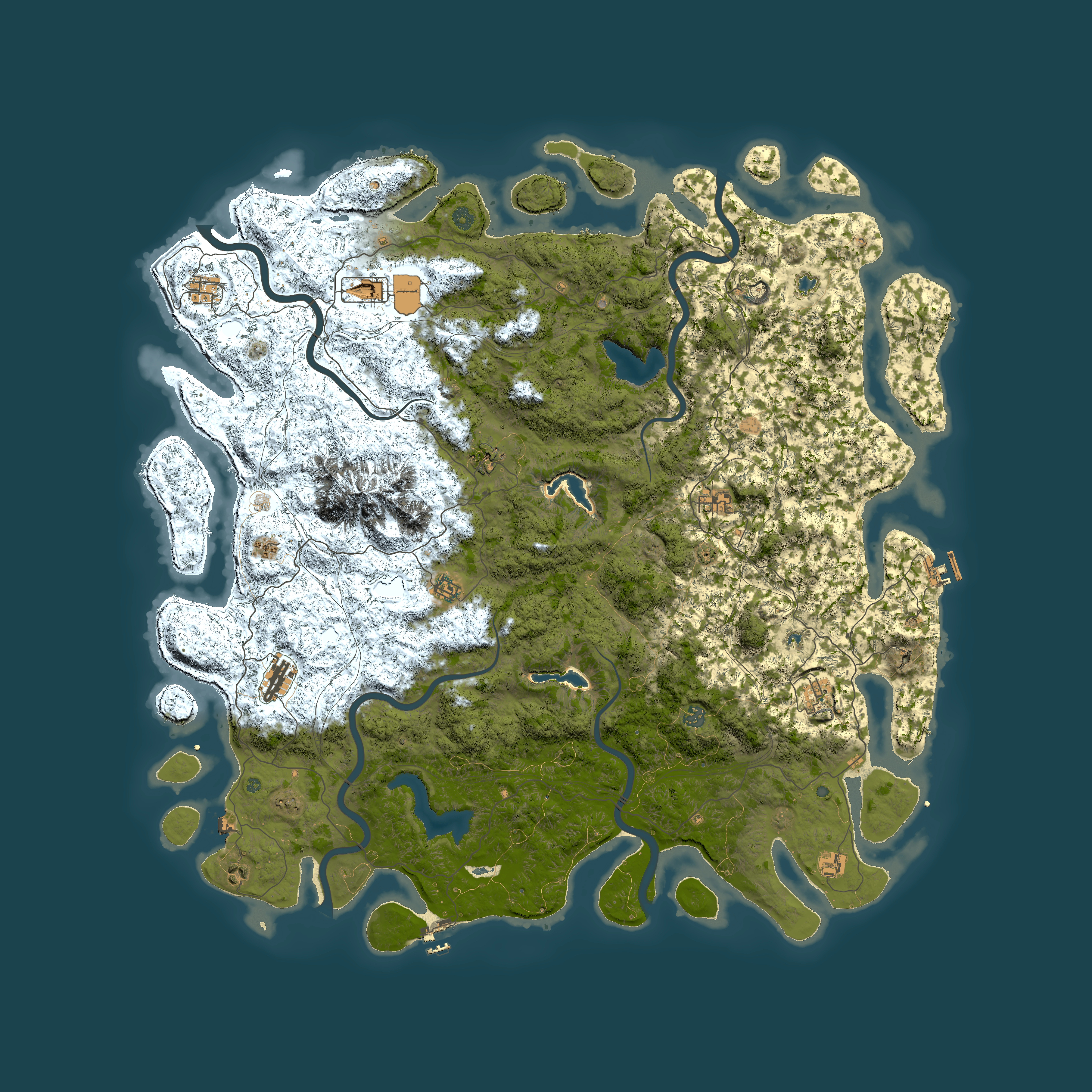 Full top-down render of Rust map seed 902777999, 5850x5850m