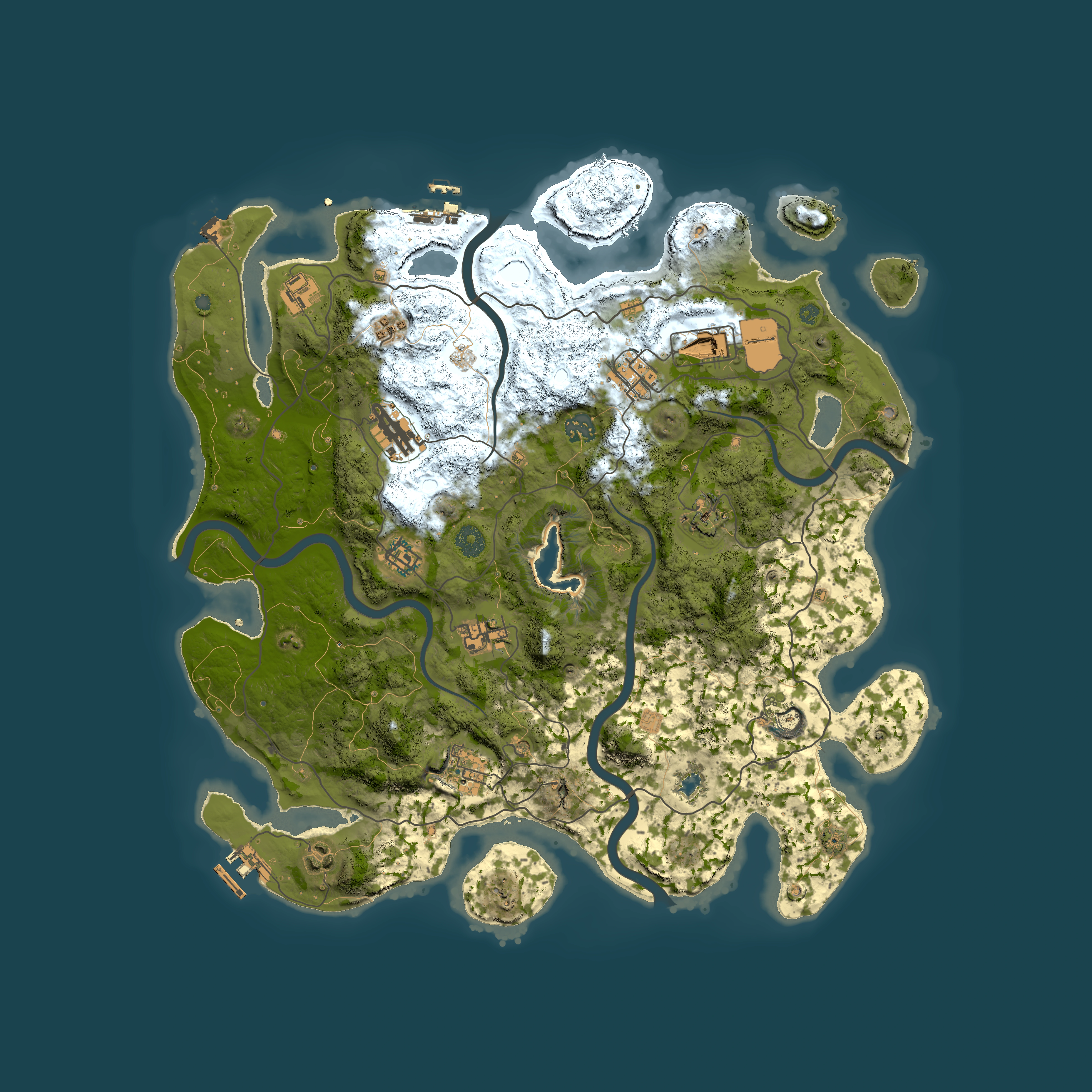 Full top-down render of Rust map seed 1180361971, 4150x4150m