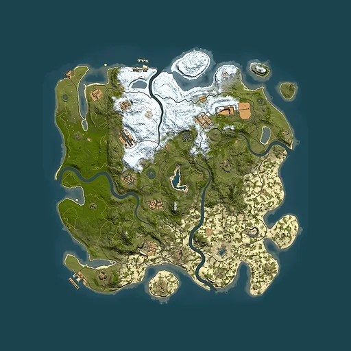 Rust map seed 1180361971, 4150x4150m top-down preview