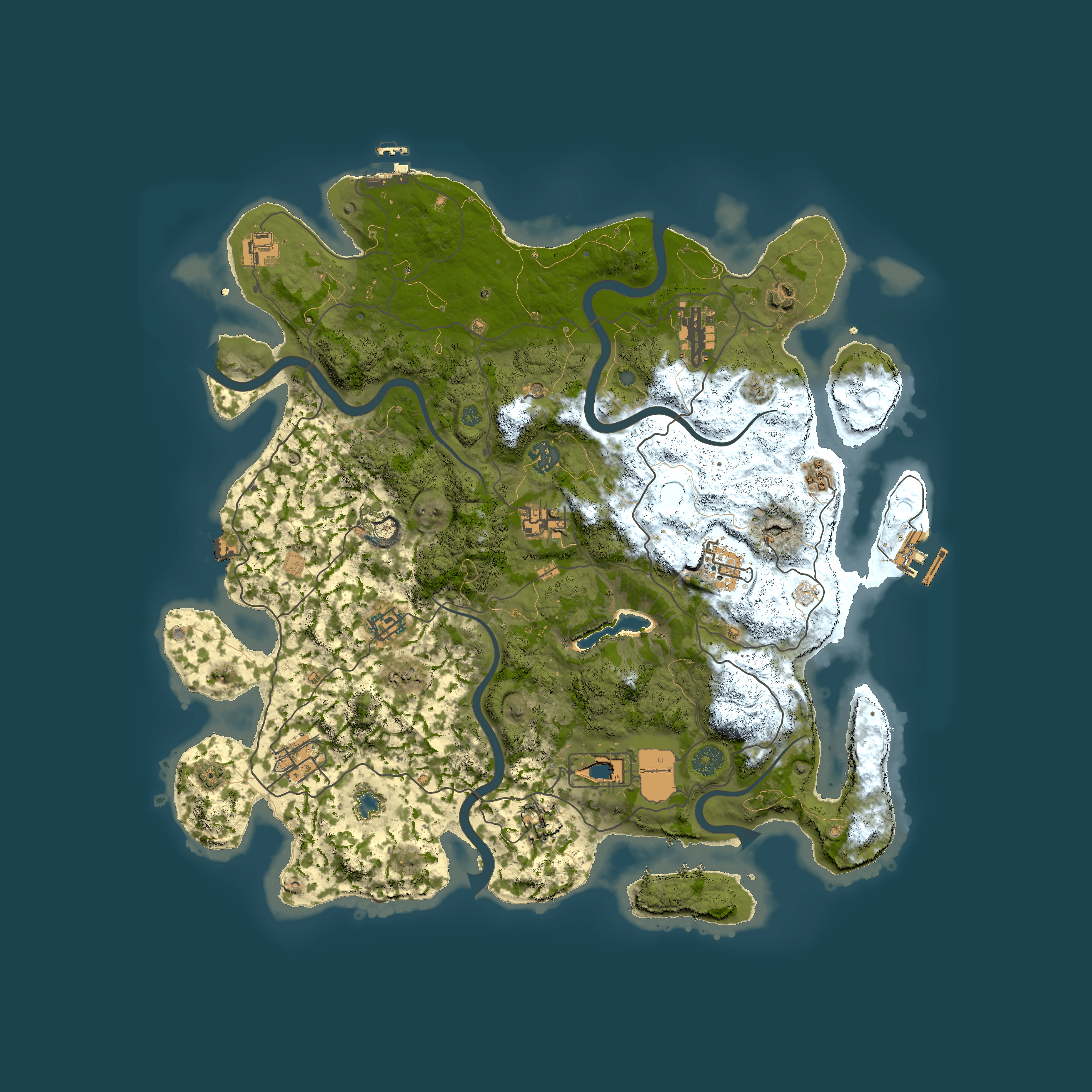Full top-down render of Rust map seed 638262290, 4200x4200m