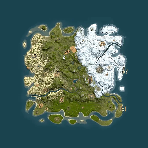 Rust map seed 1041387634, 4350x4350m top-down preview