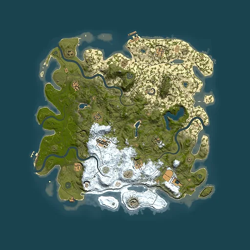 Rust map seed 644749429, 4600x4600m top-down preview