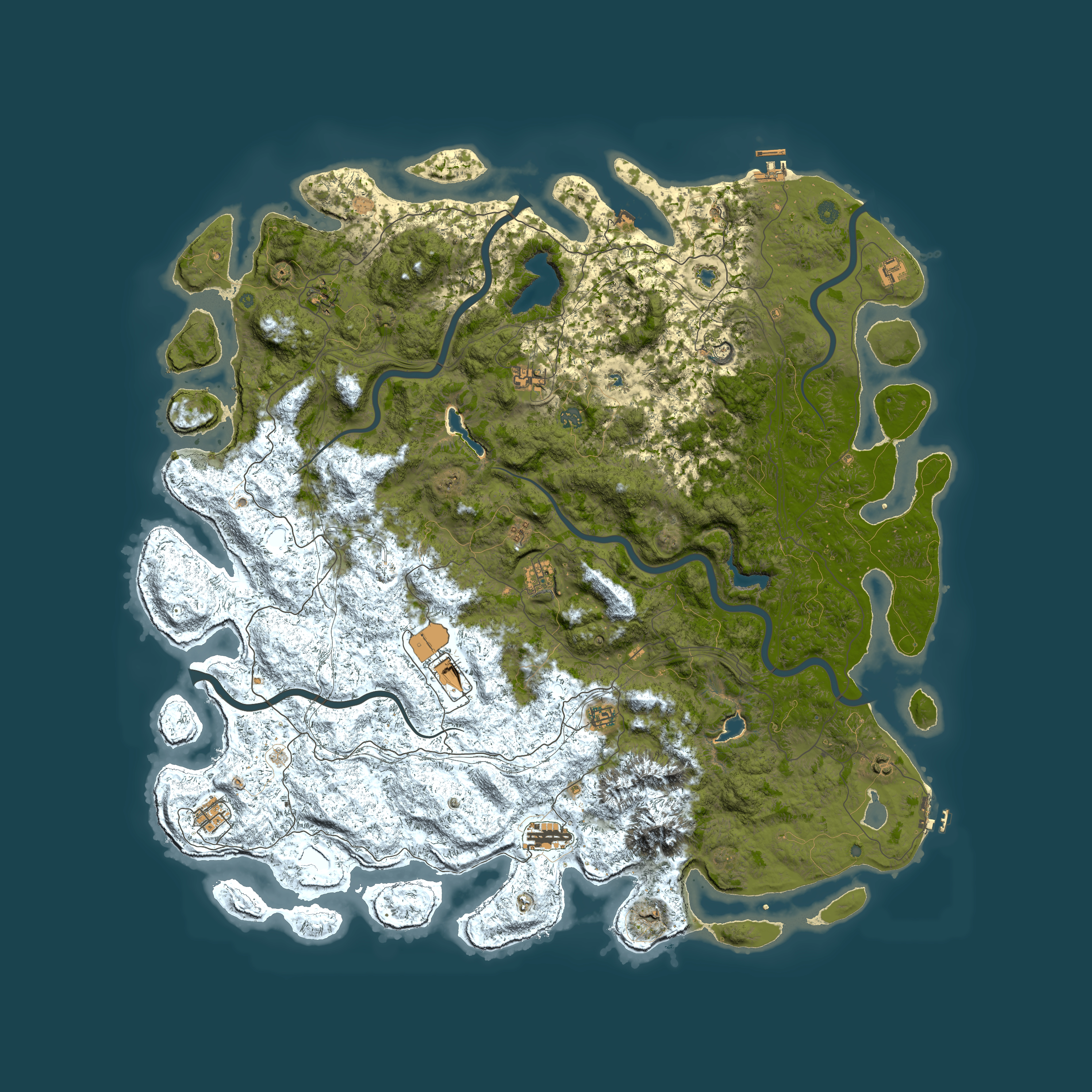 Full top-down render of Rust map seed 763490262, 5950x5950m