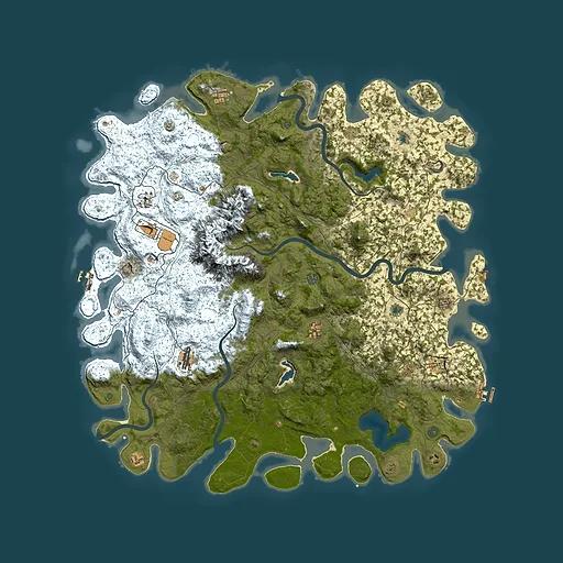 Rust map seed 2086066800, 5900x5900m top-down preview