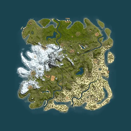 Rust map seed 967360211, 5050x5050m top-down preview