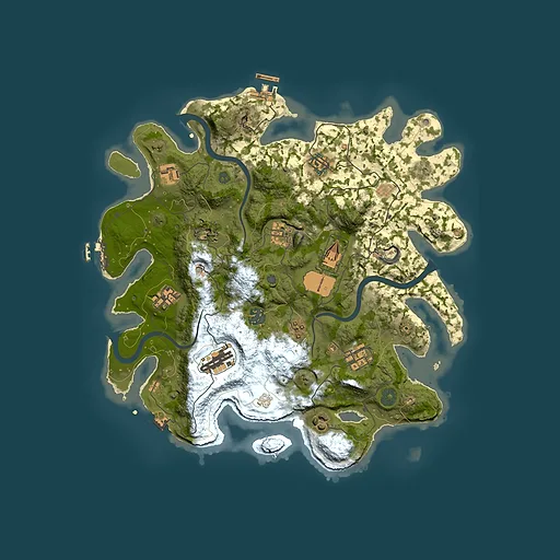 Rust map seed 1620999161, 3650x3650m top-down preview