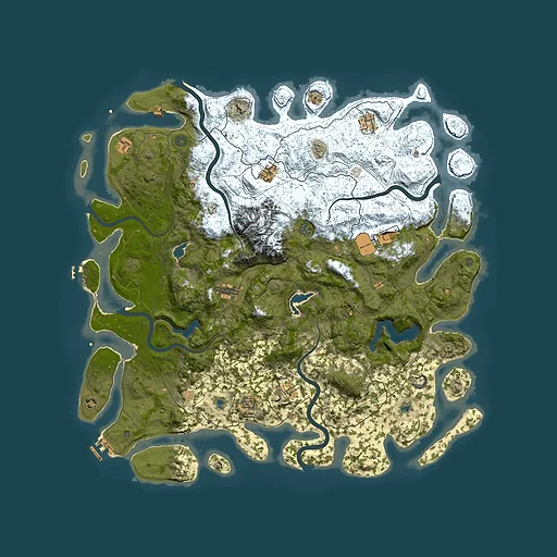 Rust map seed 2010147943, 5200x5200m top-down preview