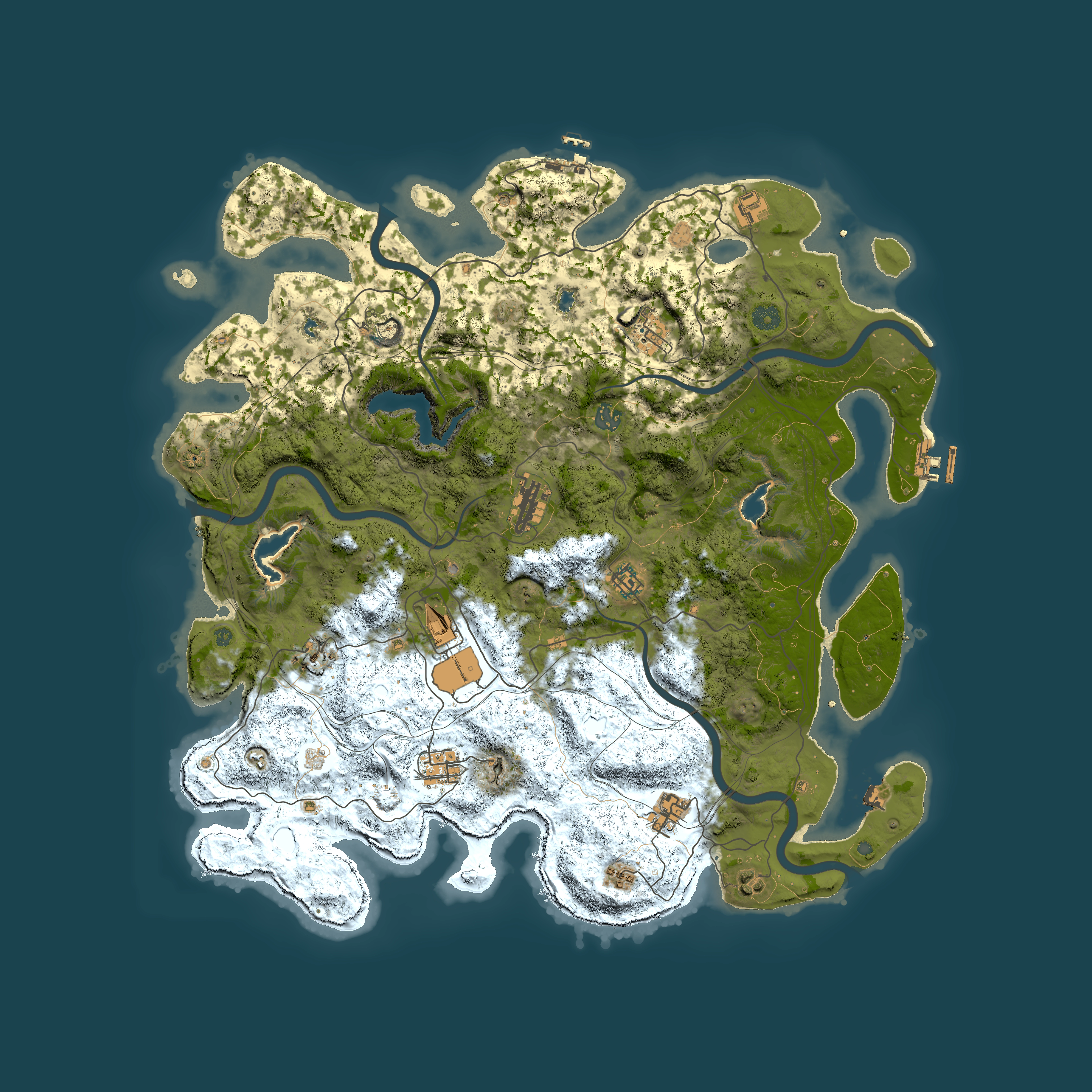 Full top-down render of Rust map seed 704063091, 4700x4700m