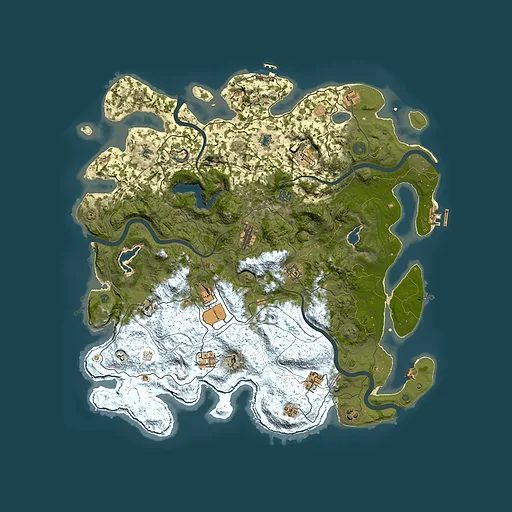 Rust map seed 704063091, 4700x4700m top-down preview