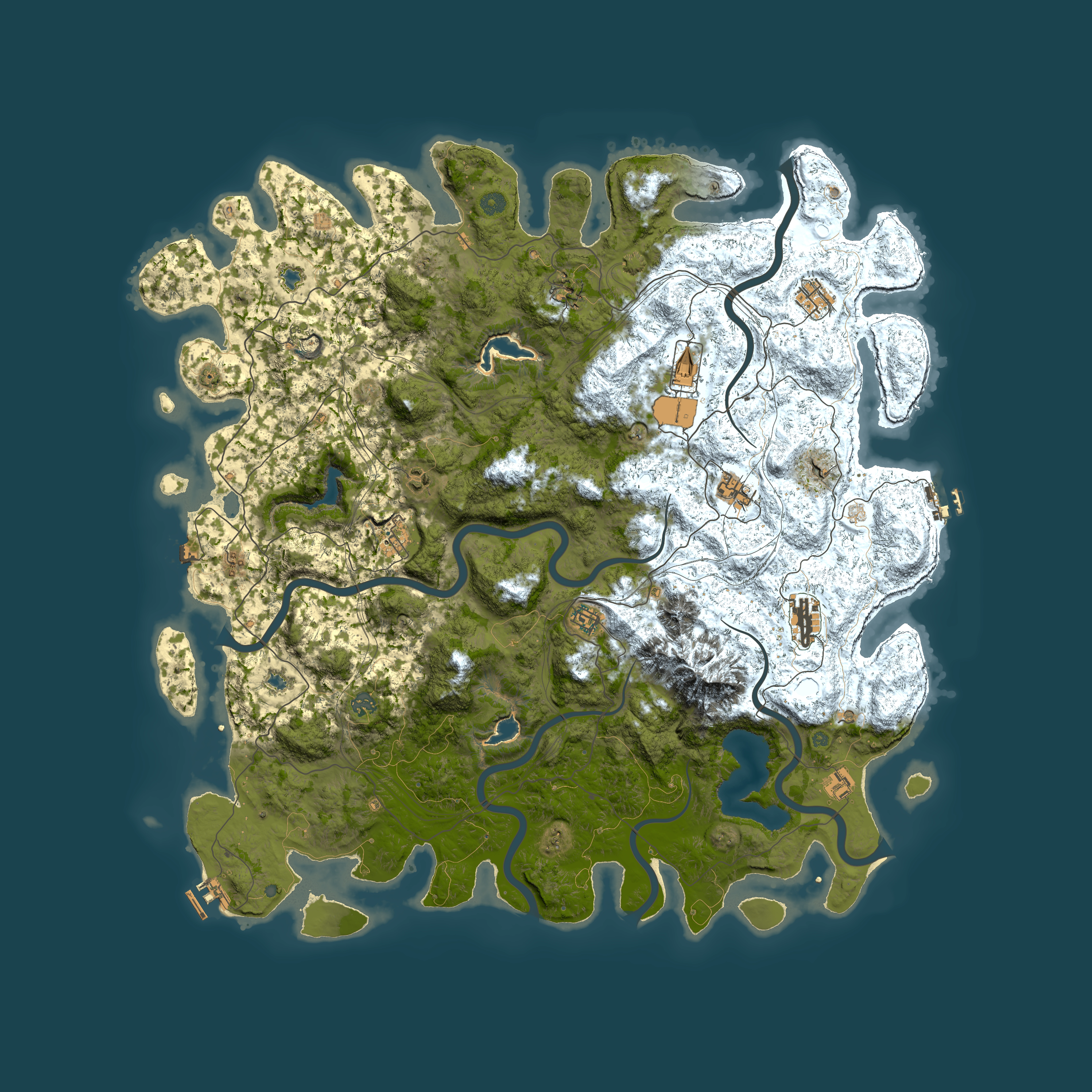 Full top-down render of Rust map seed 990776158, 5400x5400m