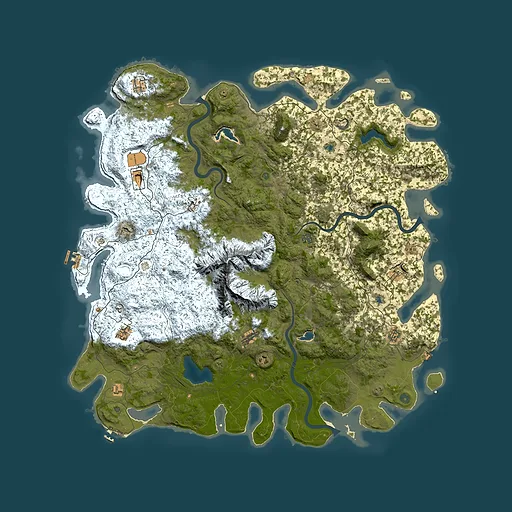 Rust map seed 1263583778, 5900x5900m top-down preview