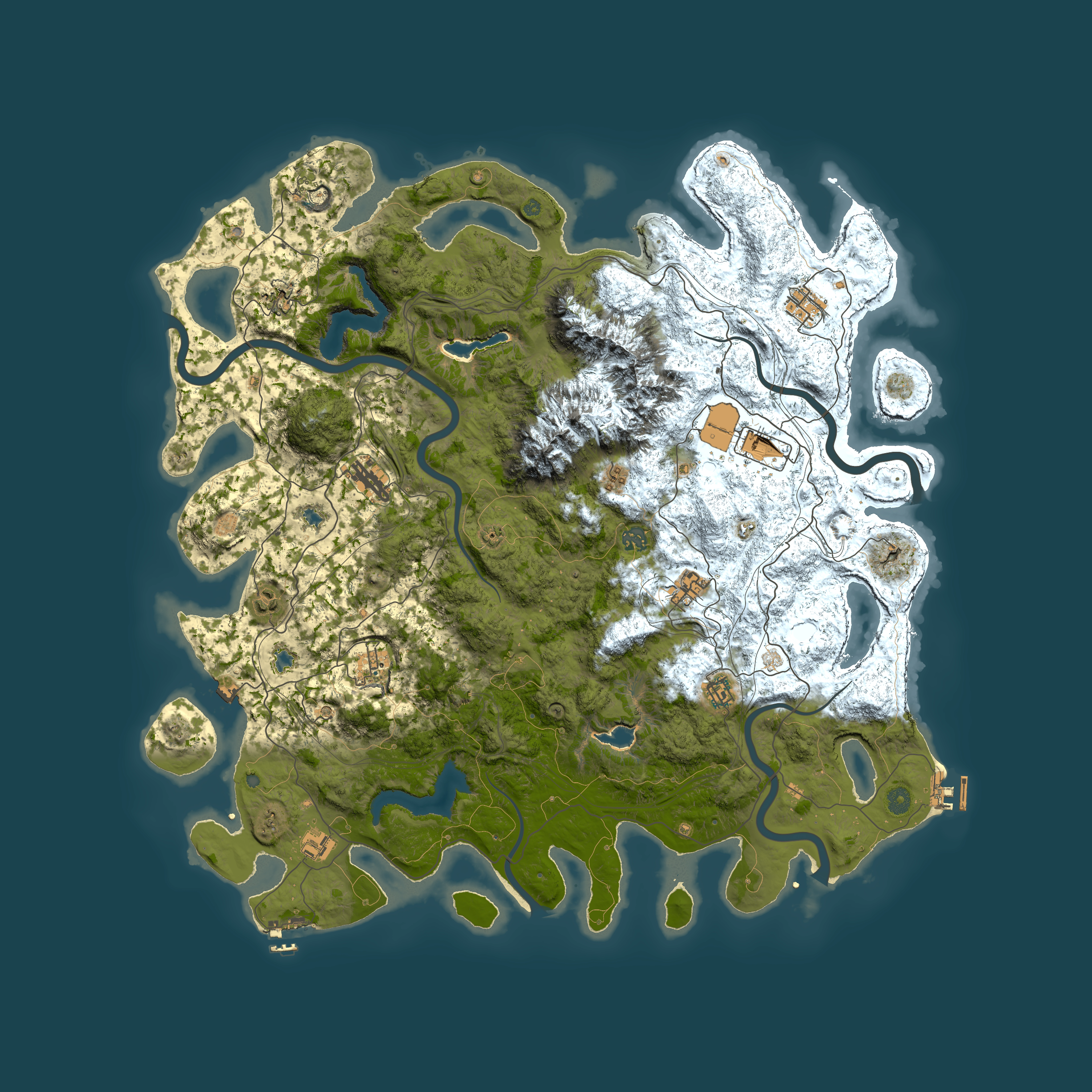 Full top-down render of Rust map seed 767758906, 5100x5100m