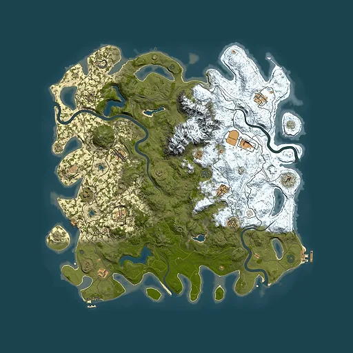 Rust map seed 767758906, 5100x5100m top-down preview
